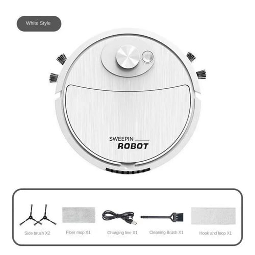 Aspiradora Robot MiniBot Clean – Robot inteligente para limpieza automática de pisos y pelo de mascotas