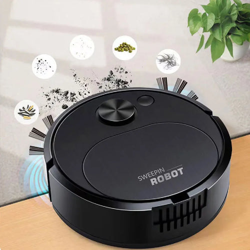 Aspiradora Robot MiniBot Clean – Robot inteligente para limpieza automática de pisos y pelo de mascotas