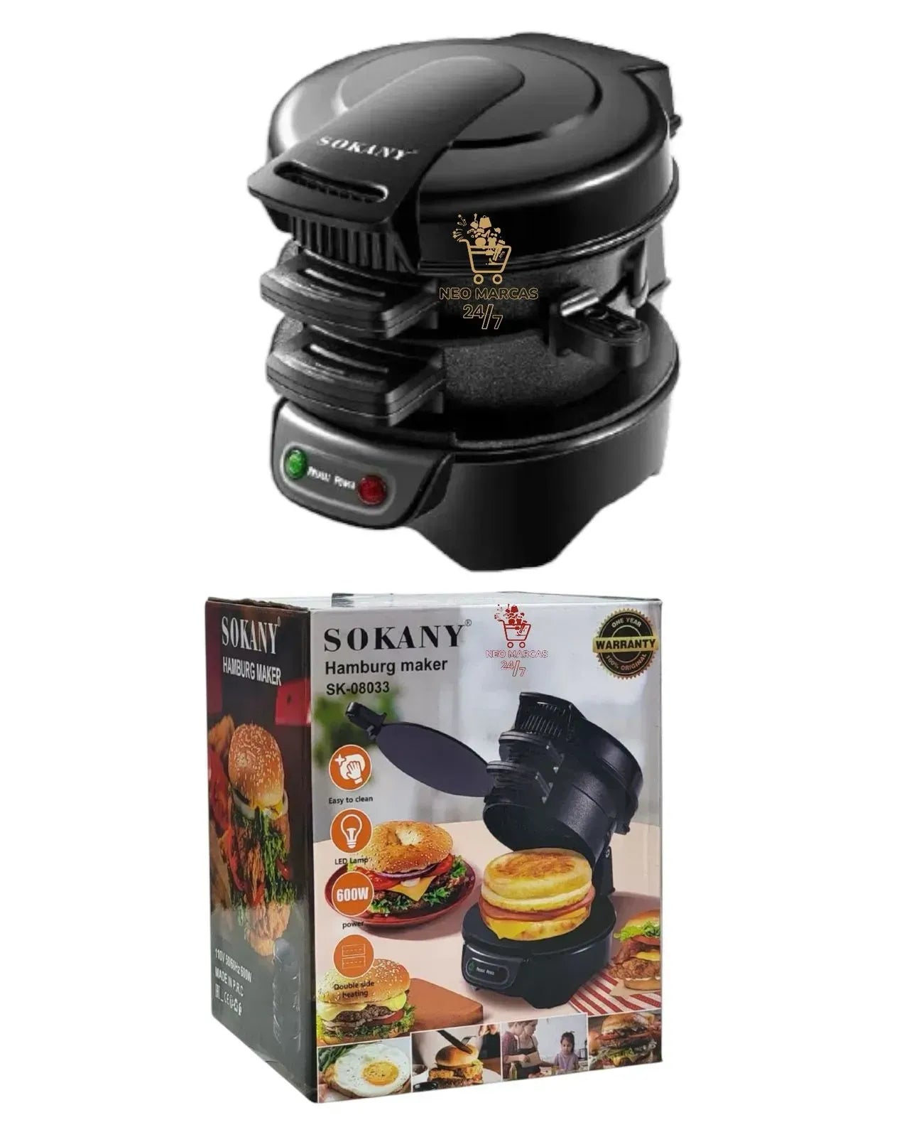 Maquina de hamburguesas 3 en 1 🍔 Tu comida en minutos!