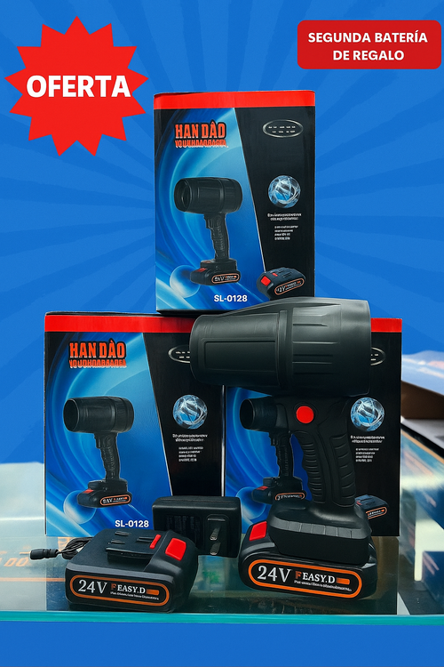 Soplador Eléctrico Doble Batería 24V